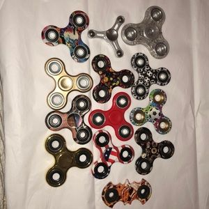 Lot of 13 Fidget Spinners